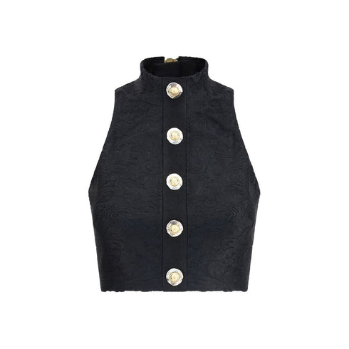 Balmain Baroque crop Top
